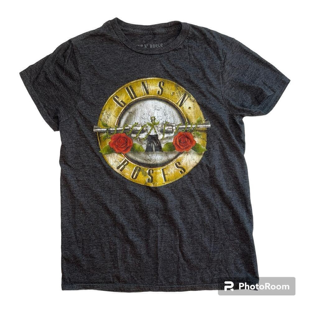 Guns N’ Roses Gray Official Band T-Shirt, Size S Very Good Condition